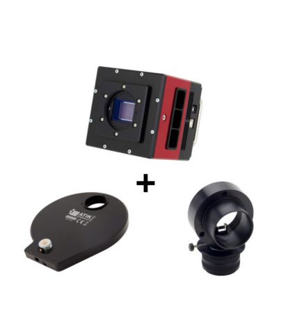 Camera CCD Atik 16200 con sensore APS-H KAF-16200, Ruota porta filtri EFW3 e Guida fuori asse OAG