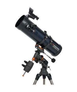 Telescopio riflettore Newton Celestron Astromaster 130 EQ con motore in AR