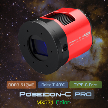 Camera raffreddata Player One Astronomy Poseidon-C Pro (IMX571) con cassetto porta filtri MAX