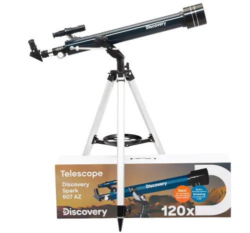 Telescopio Discovery Spark 607 AZ con libro