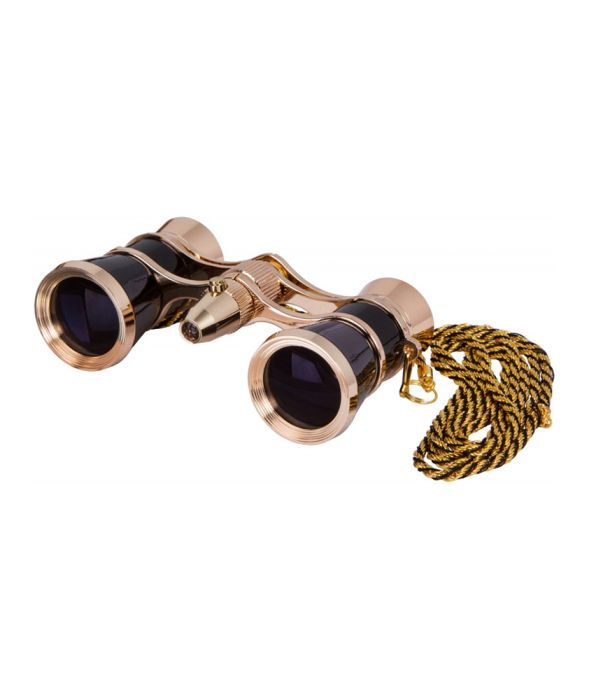 Levenhuk Broadway 325F Opera Glasses (with LED light and chain) black