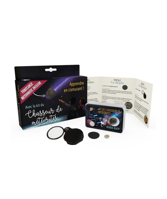 Il piccolo kit del cercatore di meteoriti - Contiene un vero meteorite!