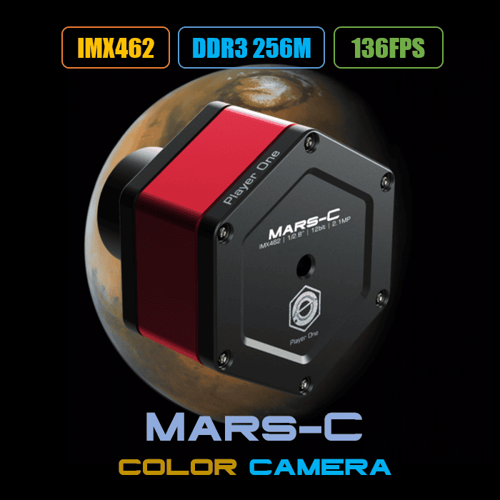 Camera planetaria Player One Astronomy Mars-C USB3.0 Colore (IMX462)