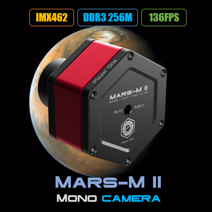 Player One Astronomy Mars-M II USB3.0 Mono (IMX462) camera