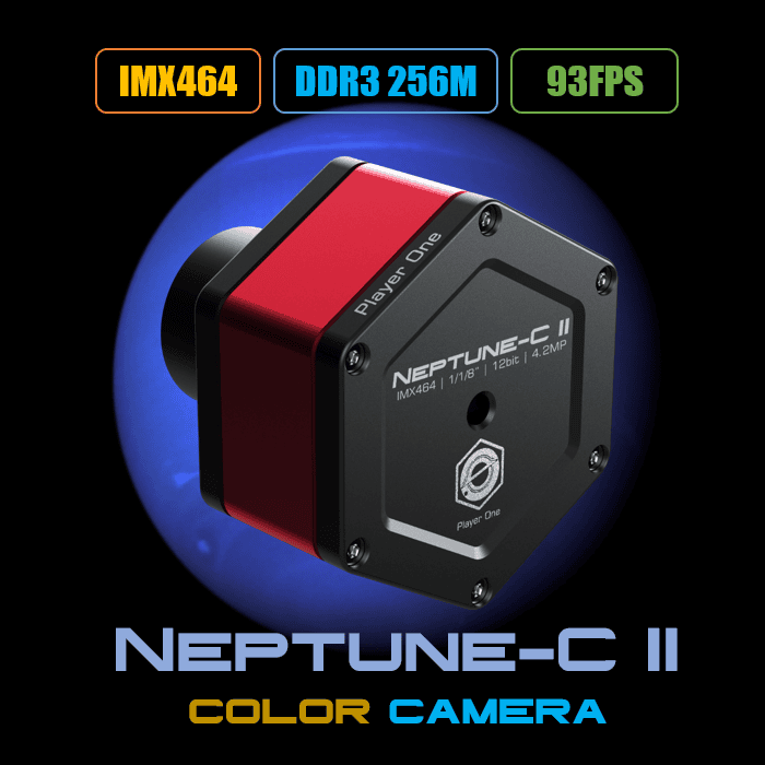 Camera planetaria Player One Astronomy Neptune-C II USB3.0 Colore (IMX464)