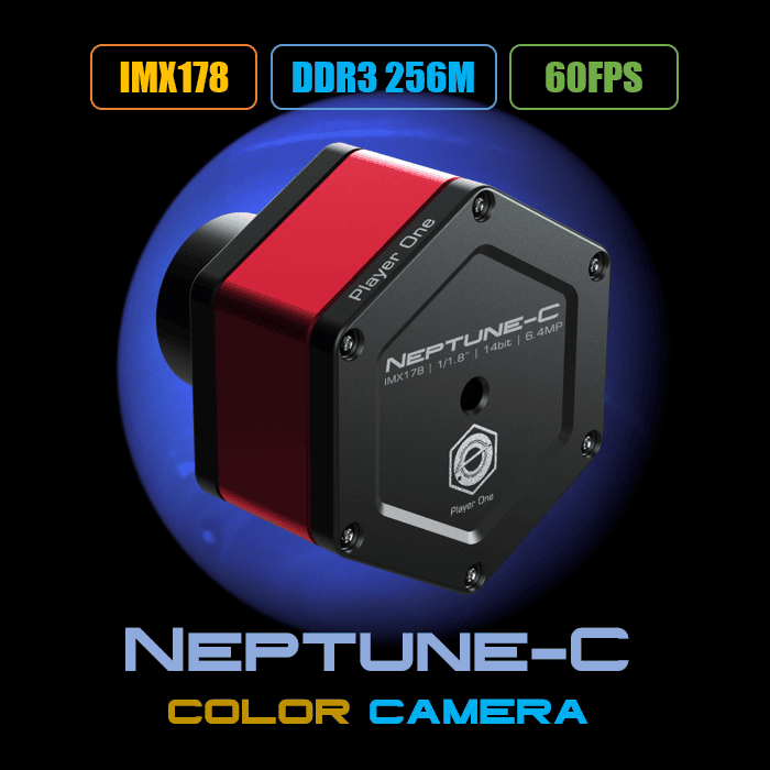 Camera planetaria Player One Astronomy Neptune-C USB3.0 Colore (IMX178)