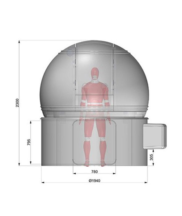 Tower H80 for Scopedome 2M Observatory