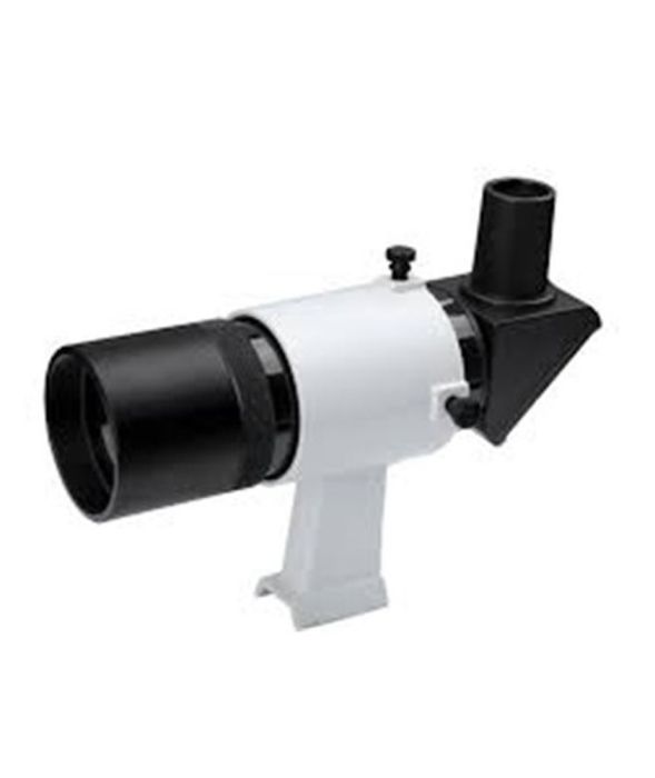 SkyWatcher 9x50 right-angle finder view with bracket